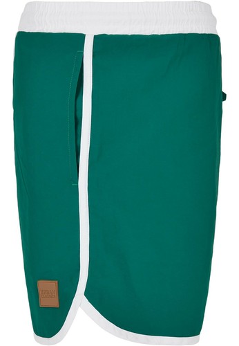 Urban Classics Men's Swim Shorts White/Green - Picture 3 of 8