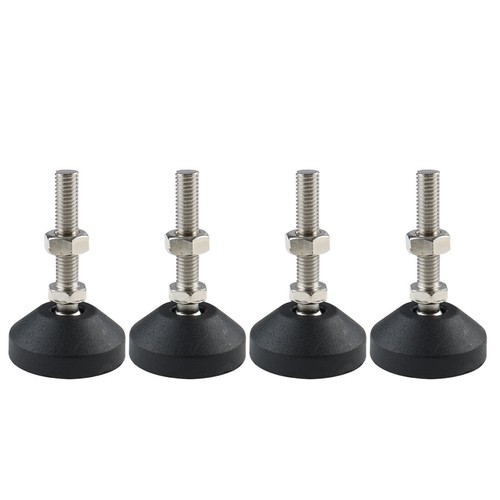 Lot De 12 Pieds Niveleurs Réglables M8x17x50mm - Pour Machines (Neuf)