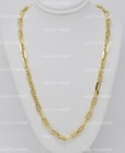 60.40 Gram 14K Solid Yellow Gold Mariner Anchor Chain Necklace 28 Inch Brand new — photo 2