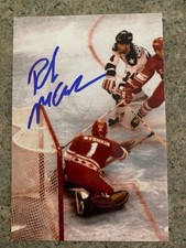 ROB MCCLANAHAN AUTOGRAPHED SIGNED MIRACLE ON ICE PHOTO USSR L@@K