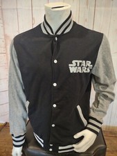 Star Wars Mens Snap Button Lettermans Varsity...