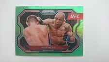 2021 Panini Prizm UFC Debut Edition JOSE ALDO Neon Green Prizm /75