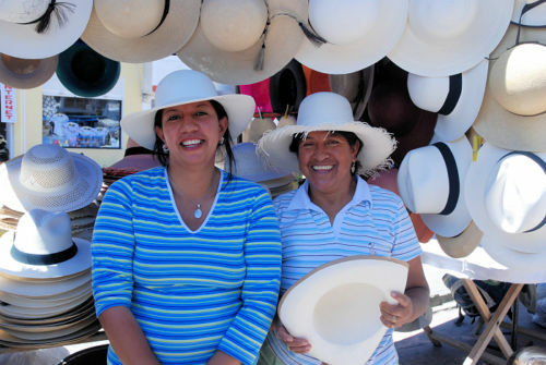 Handmade Fairly Traded Genuine Panama Hat from Ecuador - Hand Woven - Rolling