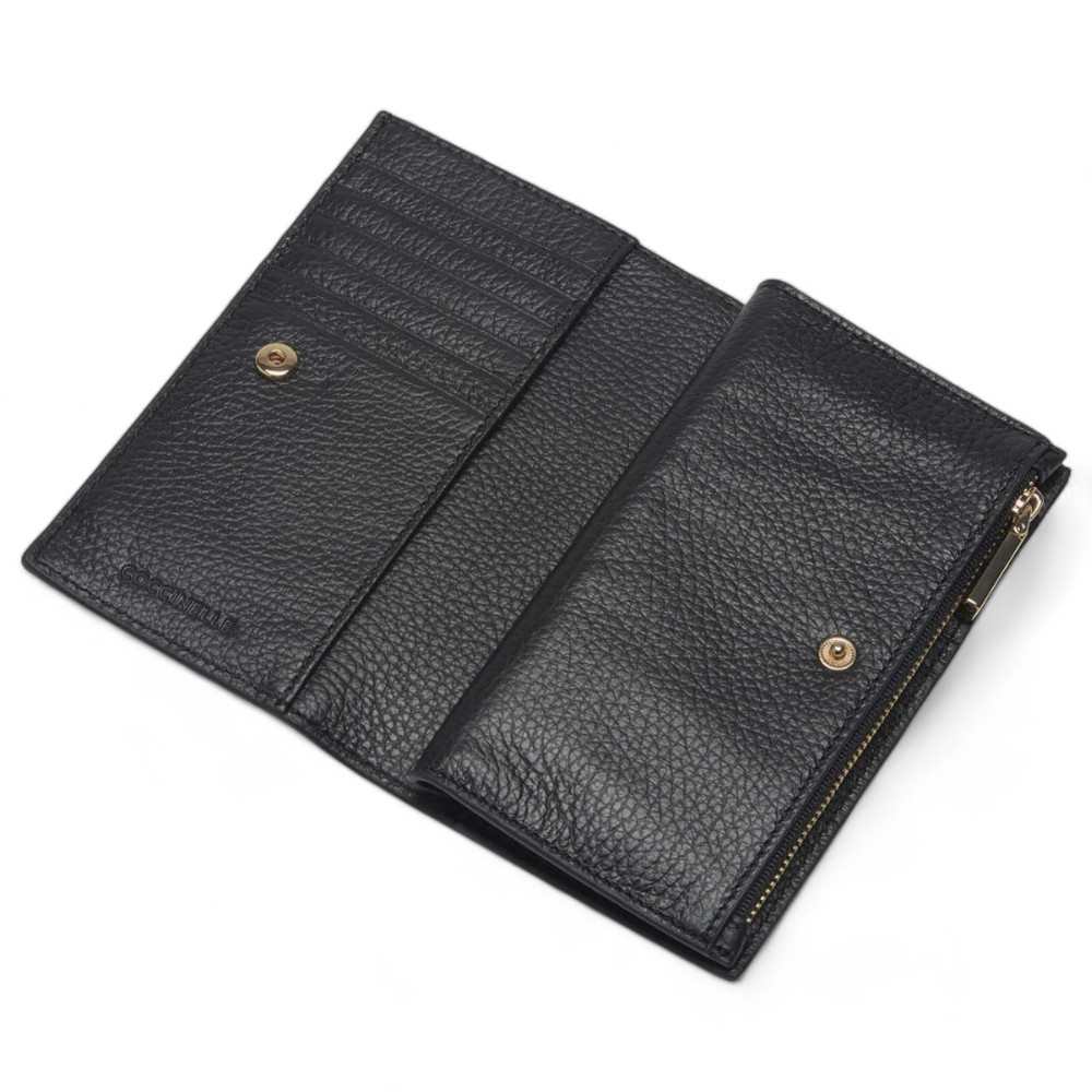 財布・小物その他 COCCINELLE Woman Wallet Black E2MW511D101 001 Fashion Wallet COCCINELLE Woman Black Leather