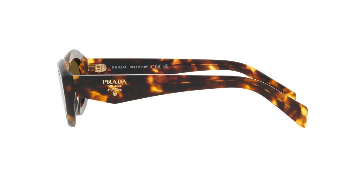 PRADA PR 26ZS Tortoise Sunglasses Retro Luxury Designer Chic Italy Sunnies PRADA PR 26ZS 14L09Z Honey Tortoise Brown Women main image 2