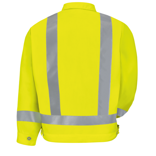 New 56R 3XL Red Kap Hi-Visibility Reflective JACKET Yellow Type R Class 2 - Picture 2 of 5