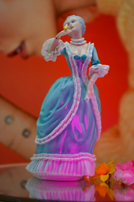 Vintage Franklin Mint Figur A Song For Gabrielle Porzellan handbemalt 1985
