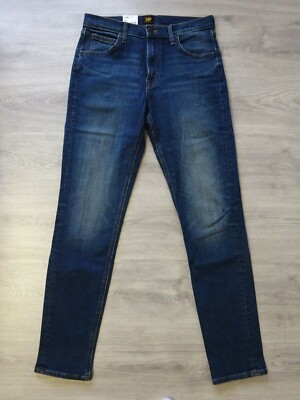Lee Herren Jeans Austin Regular Tapered Jeanshose W30/L34 Hose Blau L733CVFT