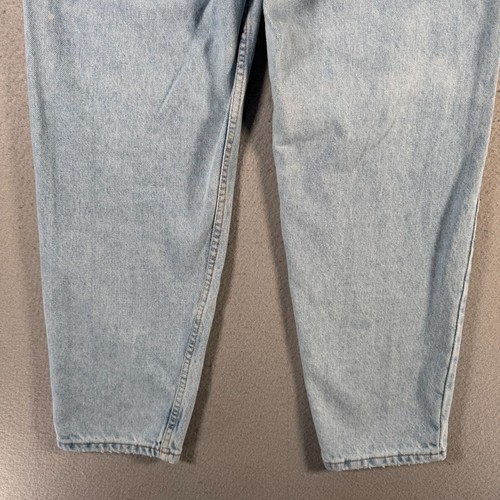 Vintage Eddie Bauer Denim Jeans Womens Plus 14 Loose Fit Blue Lightwash USA 90s - Picture 10 of 16