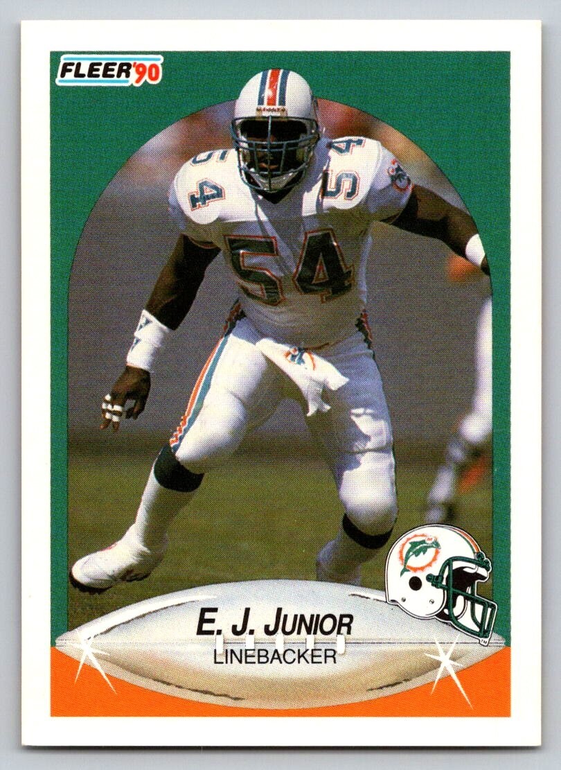 1990 Fleer - #242 E.J. Junior