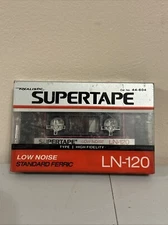 Realistic LN-120 Supertape Type I High Fidelity Low Noise Cassette Tape SEALED