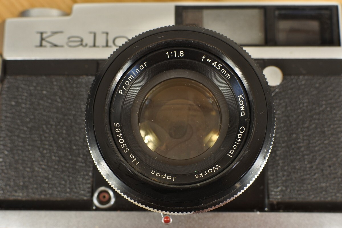 Kallo Kowa Prominar 1:1.8 f=45mm フィルムカメラ Kowa Kallo 180 film Camera + Prominar f/1.8 45mm Lens with