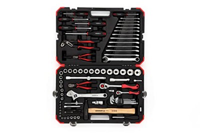 GEDORE Socket Set 1/4+1/2 size10-32mm 100-Piece