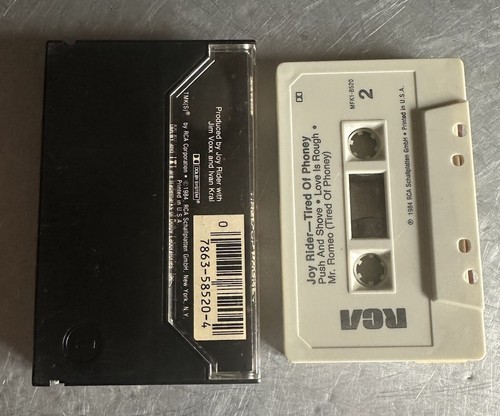 Joy Rider Cassette Tired Of Phoney RCA - RARE - Picture 2 of 4