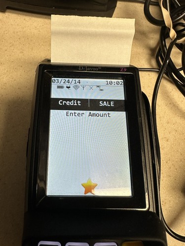 Dejavoo Z9 VEGA3000 Black 3.5" LCD POS Credit Card Terminal TESTED - Picture 9 of 9