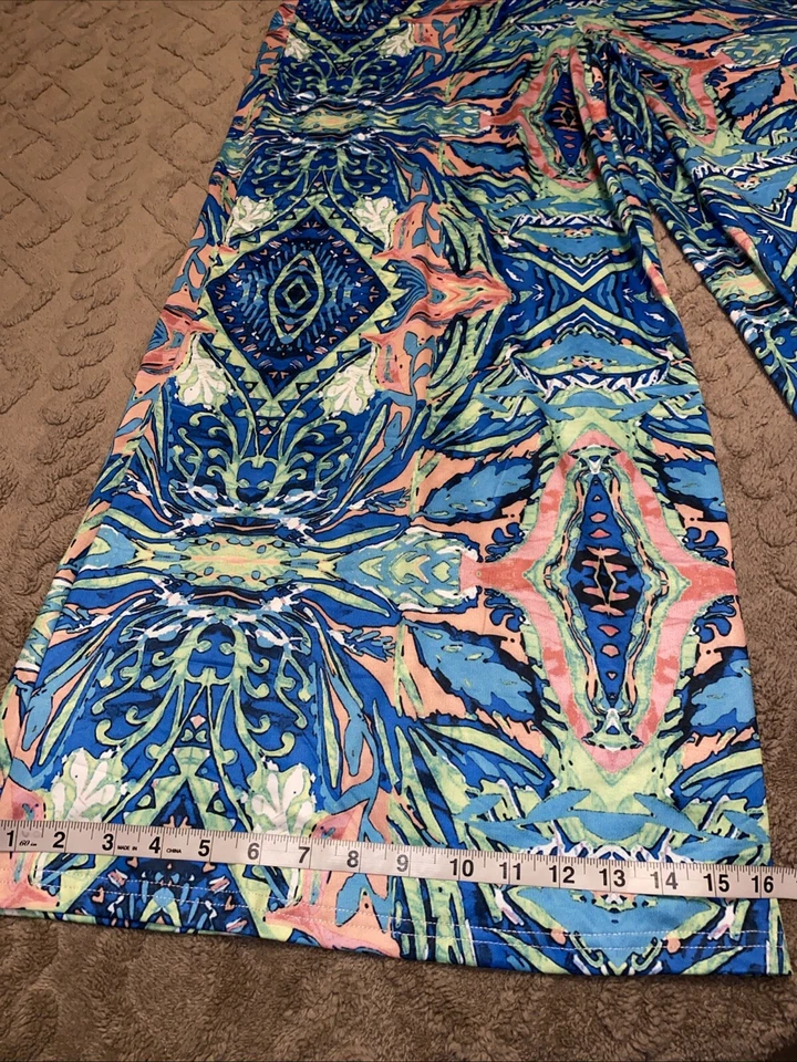 Unbranded Jumpsuit Size 1XL Tropical Floral Flowy Beach Wide Leg Hawaiian Pocket - Image 2 of 4