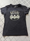 Size 6 7 Batgirl Under Armour Black Silver Superhero Girl Top Tee Tshirt T-Shirt — photo 1