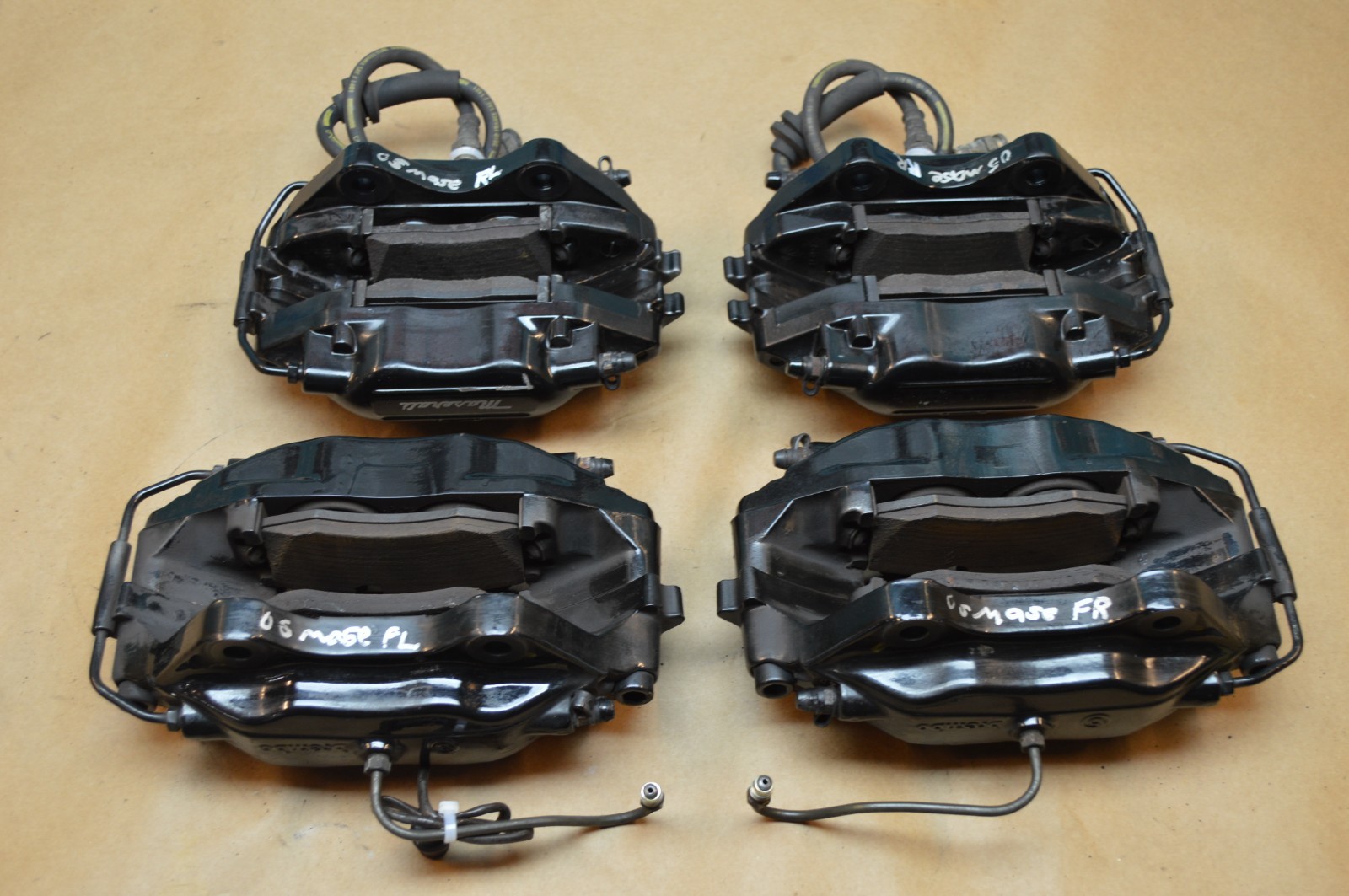 02-05 M138 MASERATI COUPE/ SPYDER BREMBO BRAKE CALIPER CALIPERS FRONT & REAR