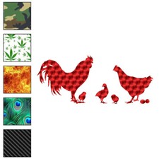 Chicken Rooster Chicks, Vinyl Decal Sticker, 40 Patterns 3 Sizes, 6337