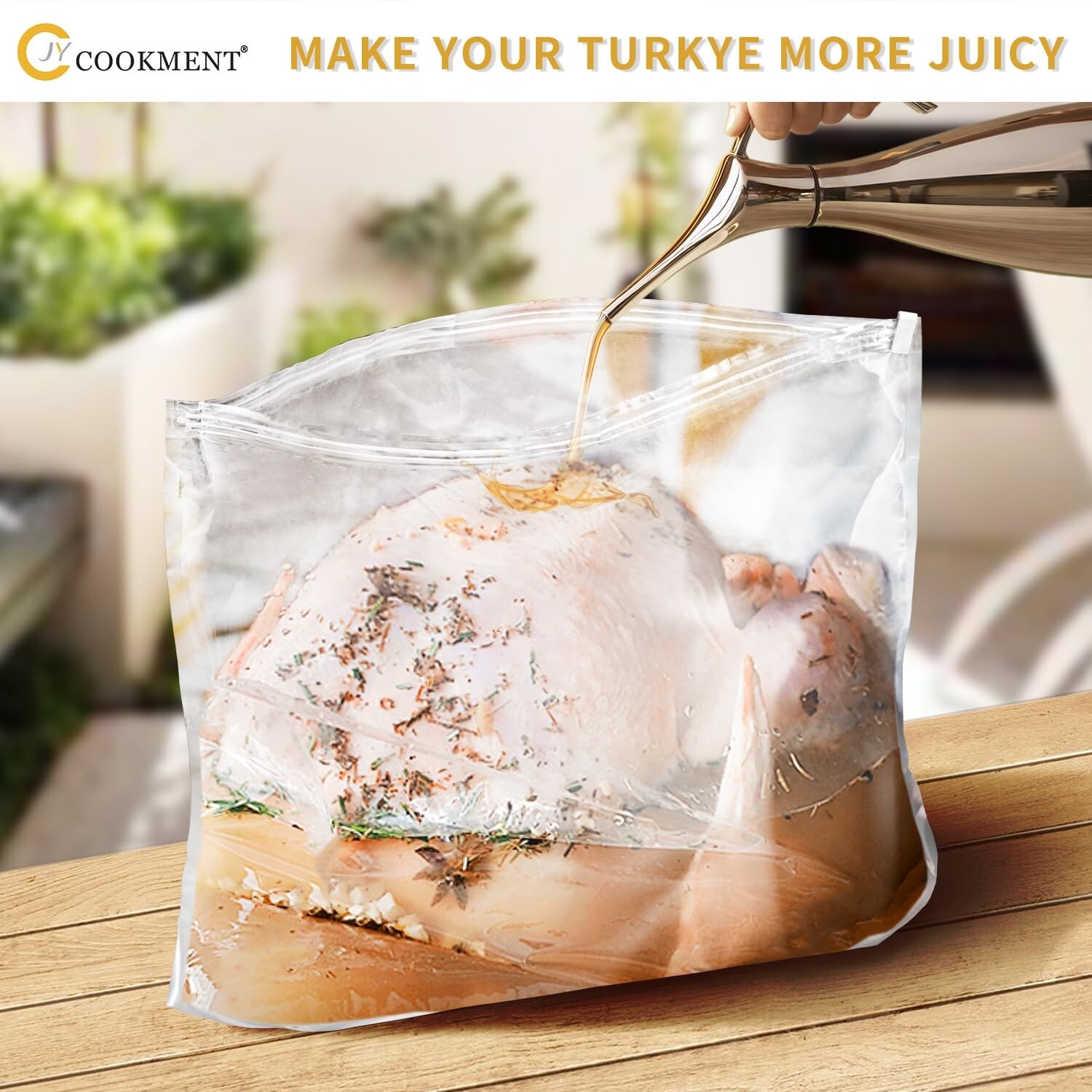 Brining Bags for Turkey, 2 Packs Extra Large Turkey Brine Bag w... FREE