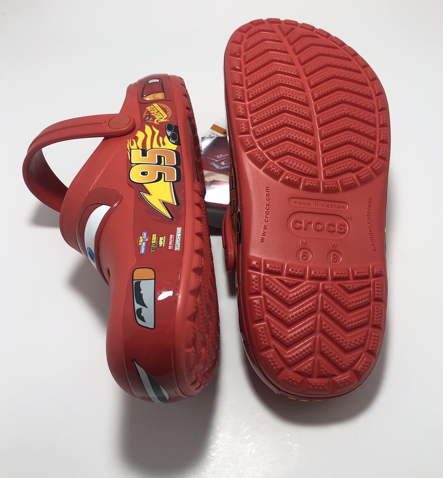 Lightning McQueen Crocs Cars Kachow 205759-610 men's size Crocs