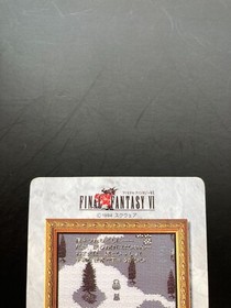 Final Fantasy 6 VI Card TCG Japanese Japan PS Games Famicom DS 1995 Bandai c