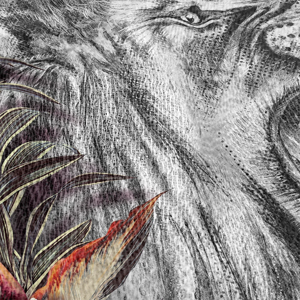 Harry Potter Blanket, 50"x60" Floral Lines Gryffindor Woven Blend Throw