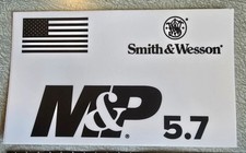 Not Reproduction - Smith Wesson 5.7 Handgun Vinyl Sticker Decal Shot Show