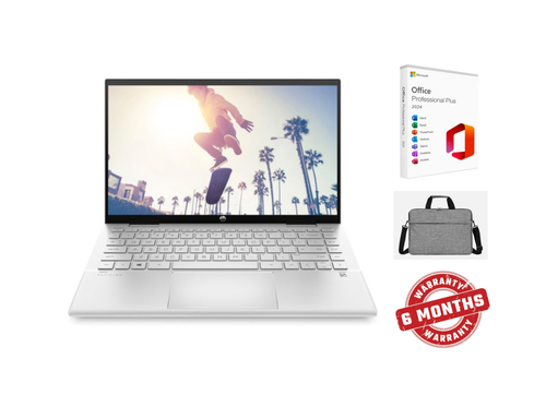 HP Pavilion x360 14-DY 14" Laptop Intel Pentium Gold 16GB / 128GB + Office + Tasche