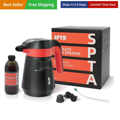 #ad Pressure Foam Sprayer 2.25L 76 oz Electric Pressurized Soap Sprayer Car Foam... $153.03