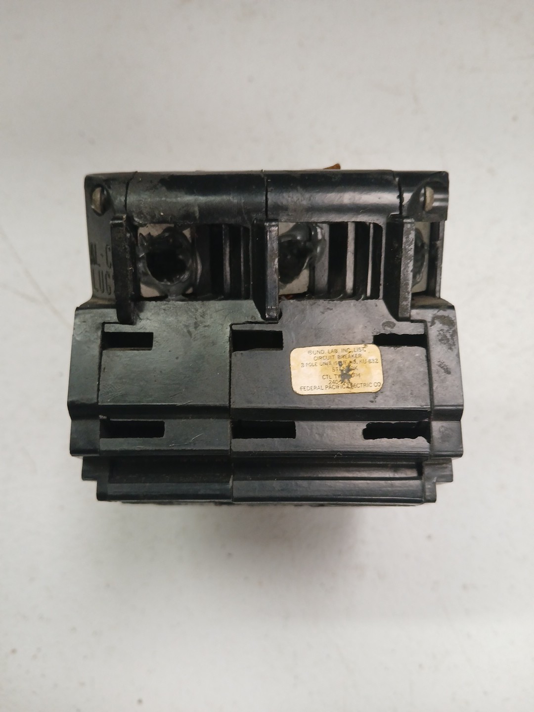 Federal Pacific FPE Stab Lok NA3100 - 100A 240V 3-Pole Circuit Breaker - ECS