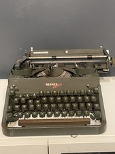Hermes 2000 Portable Manual Typewriter Green ...