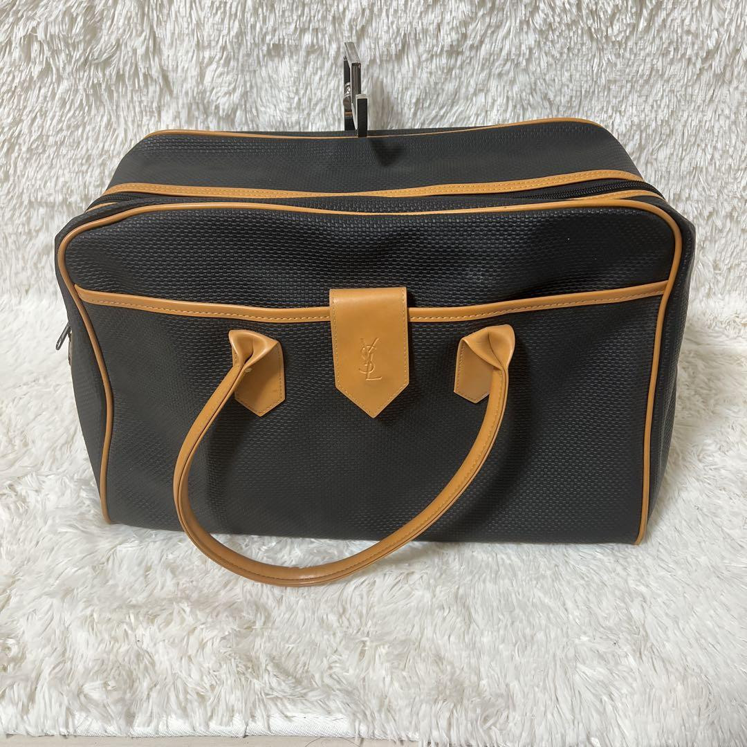 YVES SAINT LAURENT Boston Bag vintage brown | eBay