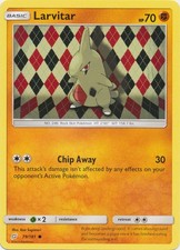 Larvitar - 79/181 - Common (Near Mint) Team Up - Fighting Pokémon