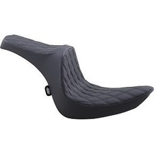 Drag Specialties 0802-1438 Black Diamond Stitch Predator III Seat for Softail