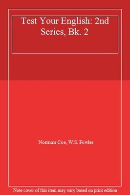 Test Your English: 2nd Series, Bk. 2