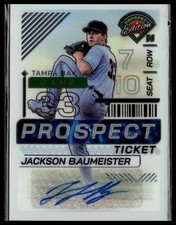 2024 Panini Prospect Edition #126 Jackson Baumeister Silver Signatures