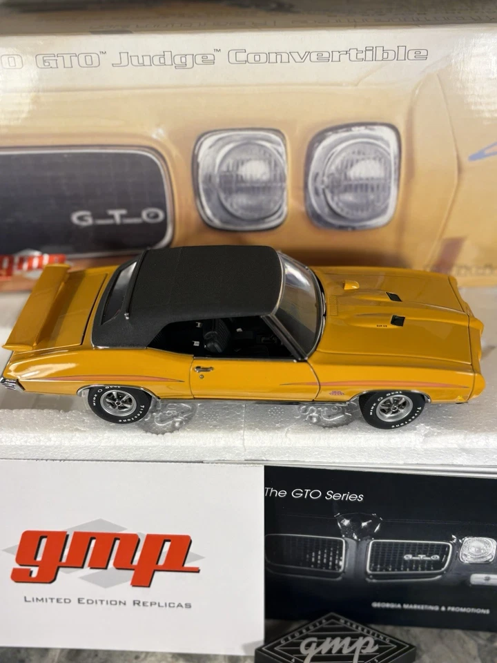 Pontiac GTO Judge 1970 convertible 1:24 GMP diecast model car limitado nuevo en caja EE. UU. Foto 4 de 4