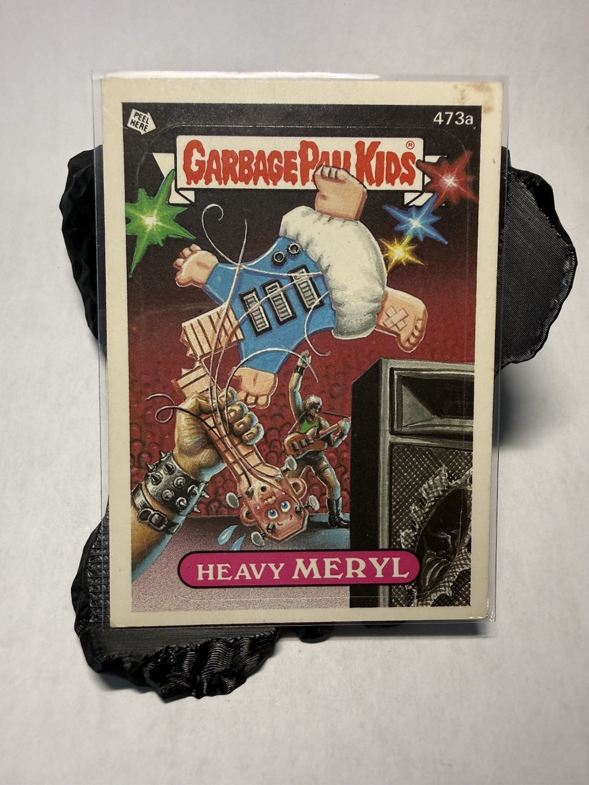 Heavy MERYL #473a 1988 Garbage Pail Kids trading card — raw and PSA graded price guide