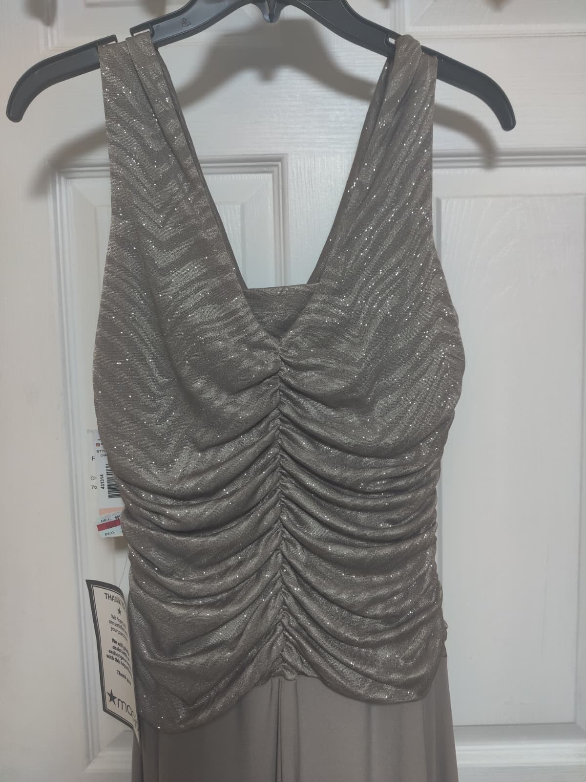 R&M Richards Two-piece formal gown with separate bodice and skirt SIZE 10P