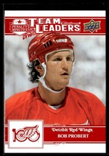 2025-26 Detroit Red Wings Centennial Team Leaders ,. Bob Probert #184