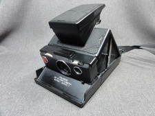 VTG POLAROID SX-70 LAND CAMERA ALPHA 1 MODEL 2 BLACK INSTANT SLR UNTESTED