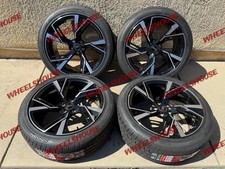 20x9 Audi Rs Performance Black Machined Wheels Rims Tires A8 A8l S4 S5 S6 S7 Rs