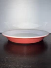 Vintage Pyrex Flamingo Pink Round Pie Plate 8.5" Baking Dish #209 Ovenware