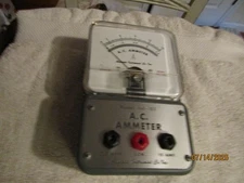 Vintage Accurate Instrument Co New York AC Ammeter Model Ind 103 NOS