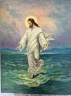 16” x 20” Jesus Walking on Water Religious Wall Art Lithograph  Print ID 2635 — photo 6