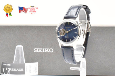  [Near MINT] SEIKO Presage Open Heart 4R38-01Y0 Automatic Blue Dial Men's Watch