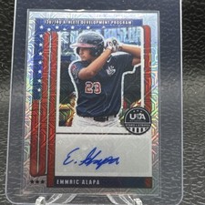 2026 Panini Stars & Stripes - Emmric Alapa (AU) /25 - Mojo Prizm - #NTS-EA