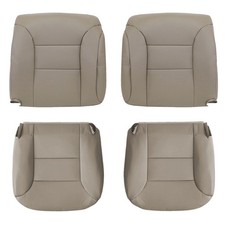 NLQR Front Both Side Bottom  Back Replacement Leather Seat Covers Compatible...