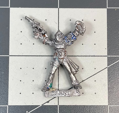40K ELDAR HARLEQUIN SPACE ELF #5 metal Oldhammer 1988 Rogue Trader GW OOP AU26